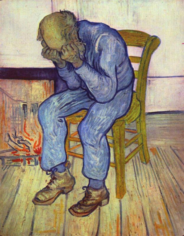 Vincent Van Gogh Sorrowing Old Man oil painting image
